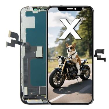 Imagem de EFAITHLIFE Tela de substituição para iPhone X de 5,8 polegadas, tela LCD sensível ao toque, digitalizador, montagem compatível com modelos A1865, A1901, A1902 (sem ferramentas)