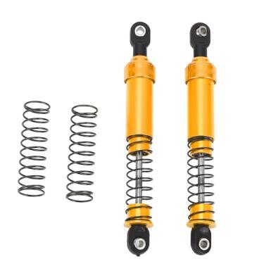 Imagem de Conjunto de Amortecedor RC, Amortecedor Leve 1/10 SCX10 95mm RC Amortecedor de óleo Com Molas para Alta Velocidade, Condições Off Road (Ouro)