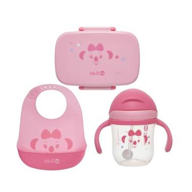 Imagem de Kit Bento Box Babador Silicone e Copo Treinamento Lilica BB - Pacific