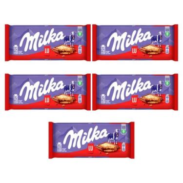 Imagem de Kit 5 Chocolate Milka - Chips Ahoy Ou Lu