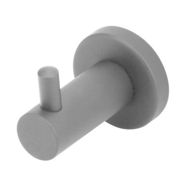 Imagem de Porta Toalha Cabide Banheiro Inox Luxo Preto/Black Metal