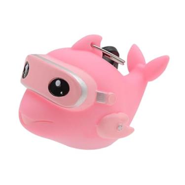 Imagem de Fenteer Tampa do bocal do regulador pingente de golfinho, tampa contra poeira, equipamento de mergulho com snorkel, protege o regulador contra sujeira e areia, Rosa