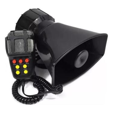 Imagem de Sirene Policia Tipo Rontan Megafone 7 Tons Carro Moto Top - Kydz