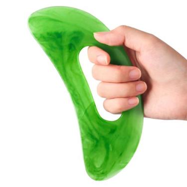 Imagem de Ferramenta de massagem Gua Sha Scienlodic Body com alça para pescoço t