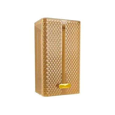 Imagem de YAYAOVP-24927 Suporte de papel toalha de papel, dispensador de toalha de papel montado na parede, caixa de lenços sem perfuração, guardanapo de hóspedes, suporte de toalha de papel de bancada para