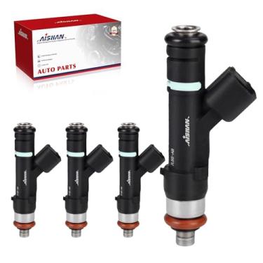 Imagem de AISHAN 4 peças injetores de combustível 4 furos compatíveis com Ford Fusion L4 2.5L 2013 2014 2015 2016 2017 Substituir 0280158231 BB3Z9F593A FJ1160 CM5214 280158231