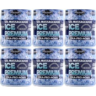 Imagem de Kit 6 Gel Massageador Ice Premium Com Ora-Pro-Nóbis - Rhenuks