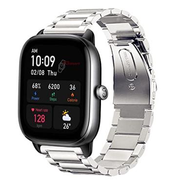 Imagem de Pulseira de Aço Inoxidável marca 123smart compativel com GTS4 A2168 / GTS 4 Mini A2176 / GTS 1 A1914 / GTS 2 A1969 / GTS 2 Mini A2018 / GTS 3 A2035