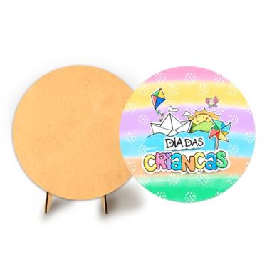 Imagem de Painel 50cm C/Elastico Dia das Crianças + Suporte MDF (CRI0005)