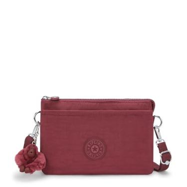 Imagem de Kipling Bolsa tiracolo feminina RiRi, Lounge Wine, 9.5''L x 6.25''H x 2.5''D, Kipling Bolsa tiracolo feminina Riri