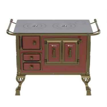 Imagem de Fogão a Lenha N 1 Colonial Tabaco Sem Tampa Saida Direita