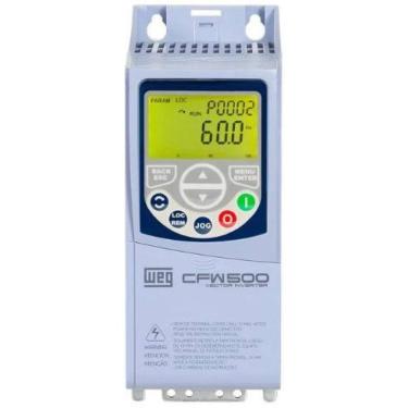 Imagem de Inversor Frequência Weg Cfw500 3Cv 220V 9,6A Entrada