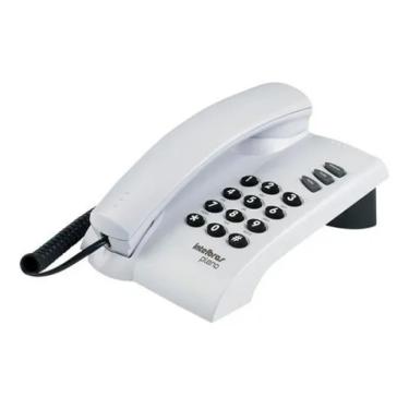 Imagem de Aparelho De Telefone Fixo Mesa Com Fio Intelbras Pleno Cinza Artico