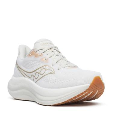 Imagem de Saucony Tênis feminino Triumph 23, Branco/Ártico, 6.5 Wide