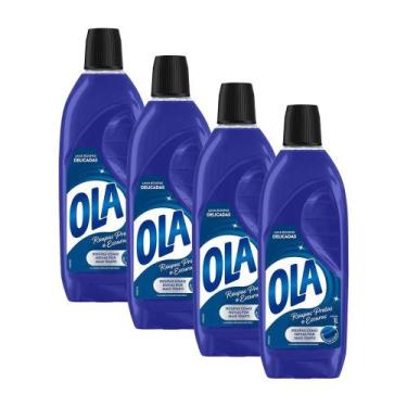 Imagem de Kit 4 Lava Roupas Ola Roupas Pretas 1L