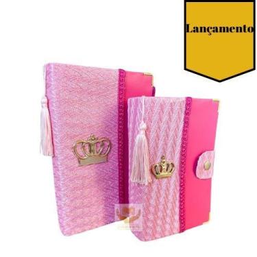 Imagem de Kit Biblia Sagrada Mãe e Filha Caneta e Harpa Letra Gigante - Livraria