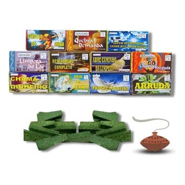 Imagem de 2X Kit 11 Cx 220 Tabletes Defumador Natureza Espiritual Umba