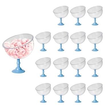 Imagem de 16 Baleiros 1,5l Taça Premium Bomboniere Acrílico Elegante (AZUL CLARO)