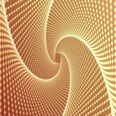 Imagem de Quadro Decorativo Abstract Spiral Neon Lines Arte Moderna para Decoração de Ambientes 30x30cm