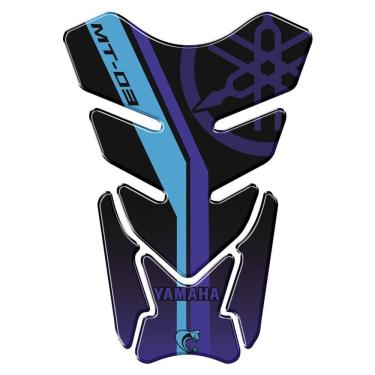 Imagem de Protetor De Tanque Adesivo Moto Yamaha Mt03 Azul Azul
