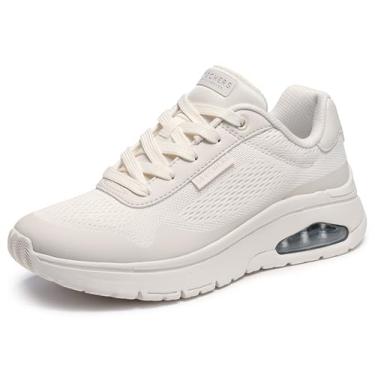 Imagem de Skechers Uno Flex - Uno Fresh One feminino, Off-white, 39