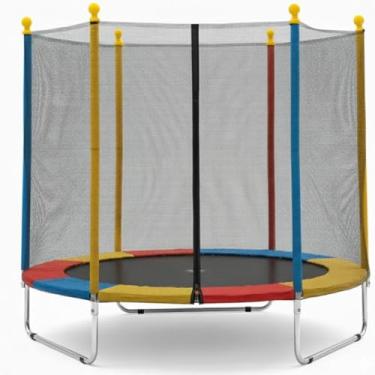 Imagem de Pula Pula Grande largura 1,80m X altura 1,60m Cama Elástica Infantil Trampolim Playground Desmontável Eloria