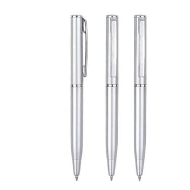 Imagem de 3 canetas esferográficas pequenas, minicanetas grandes, pequenas esferográficas retráteis, canetas curtas, canetas esferográficas de escrita suave para bolso, caderno, escola, escritório, canetas