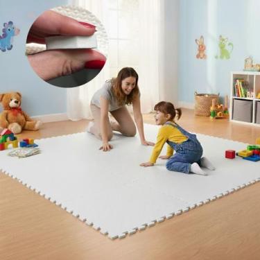 Imagem de Kit 6 Placa EVA 50x50 10mm Tapete Tatame Manta Borracha Piso Emborrach