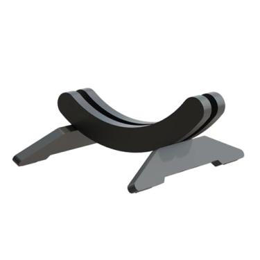 Imagem de Baoblaze Suporte de chão para bicicletas, organizador de armazenamento para bicicletas de montanha, estrada e infantis, com pneus de 25 mm a 48 mm de largura, Preto