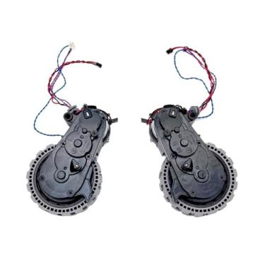 Imagem de Rodas de substituição esquerda e direita - Peças sobressalentes e acessórios compatíveis com o aspirador robô Ecovacs Deebot X1 OMNI / T10 / X1 Plus / T20(Wheels 1Pair)