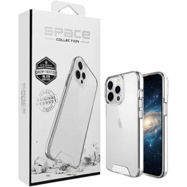 Imagem de Capa Case Space Collection Clear Compatível AppIe iPhone 11 PRO MAX Anti Impacto Luxo Trasparente
