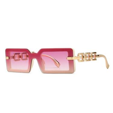 Imagem de Óculos de Sol Monobloco com Lentes Degradê e Armação Metálica, Proteção UV400, Ideais para Esportes ao Ar Livre, Corrida e Ciclismo, 03