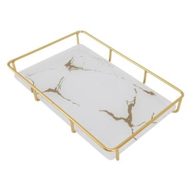 Imagem de Bandeja de Vanity Banheiro Estilo Moderno Elegante Organizador Armazenamento -Deslizante para Bancada Pia Cozinha Organização Eficiente Espaço Ecológi