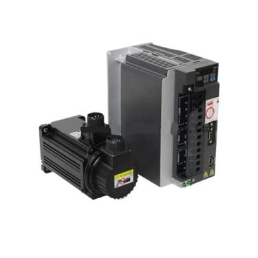 Imagem de Kit servo motor 0,9 kw 1000 rpm 8,59 N.m AC Servo Motor Drive ASD-B2-1021-B +ECMA-G21309RS