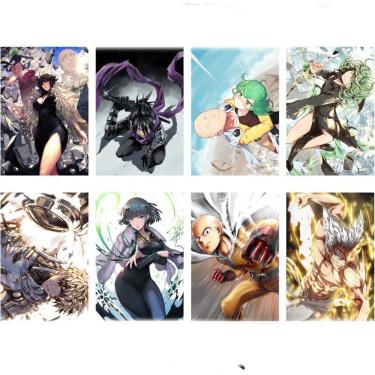 Imagem de Pôster One Punch Man Anime Art 8 peças 28,5 x 42 cm, papel 400 g