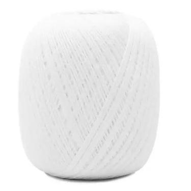 Imagem de Barbante Barroco MaxColor nº 6 - 200g - 226m - Cor 8001 Branco - Círcu