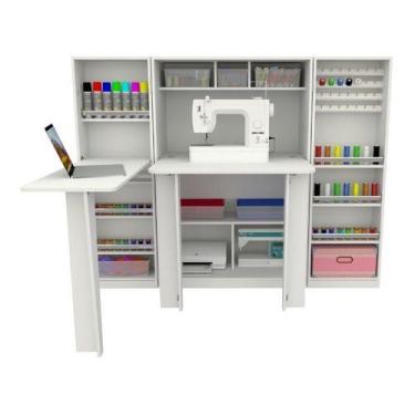 Imagem de Armário Para Costura Multifuncional Ateliê M2 Mdp - VETORIAL MÓVEIS