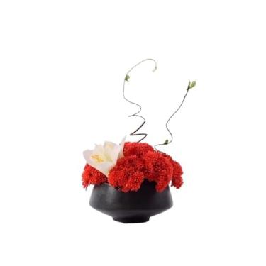 Imagem de Flores artificiais, plantas, vasos de flores, decoração de quarto, mesa de jantar, mesa de café, bonsai, arranjo de flores artificiais, flores falsas (A)