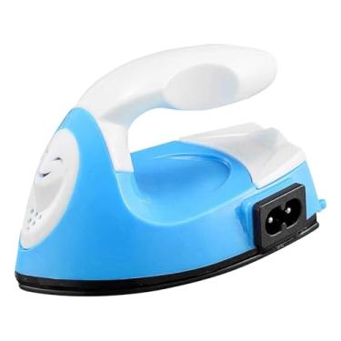 Imagem de Generic Ferro de passar roupa elétrico portátil, ideal para trabalhos manuais, artesanato e projetos DIY. Prático, compacto e versátil, de, Azul