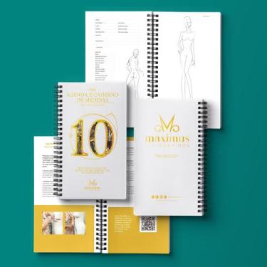 Imagem de Agenda caderno de medidas e desenho para costureira 2026 - EDITORA CLU