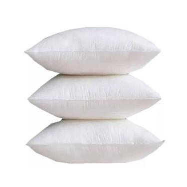 Imagem de Kit 3 Refil Enchimento 60X60 Para Capa Almofada 55Cm Macio