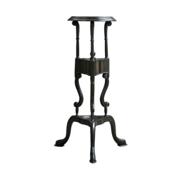 Imagem de KHUTRW3D Base de vaso estilo vintage base de bonsai de três pernas, expositor de sequoia de canto interno