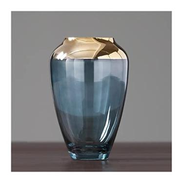 Imagem de Vaso de flor, vaso de vidro, decoração, moderno, simples, transparente, criativo, arranjo de flores, sala de estar, mobiliário doméstico, decoração de casa (pequeno)