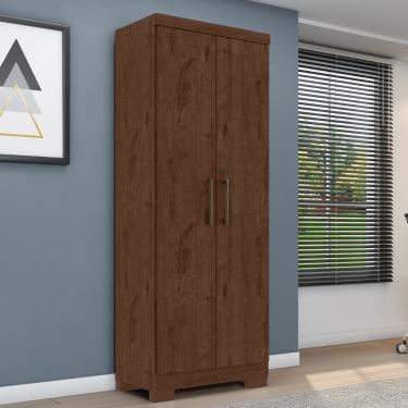 Imagem de Armário Multiuso com Chave 2 Portas com Pés Max Plus Zanzini - Jacaranda
