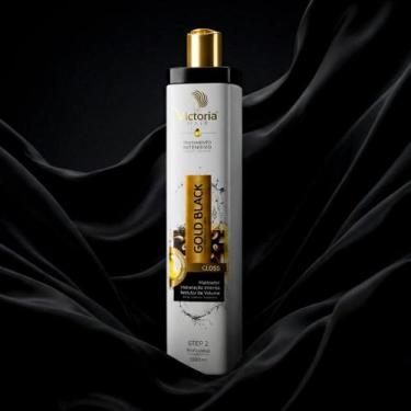 Imagem de Gloss SemiDefinitiva Gold Black Victoria Hair Cosméticos Profissional 