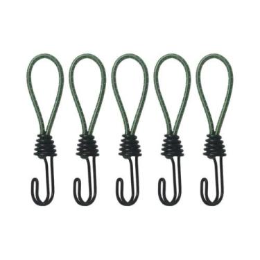 Imagem de Corda Elástica Versátil Para Barraca De Camping Ao Ar Livre Com Gancho