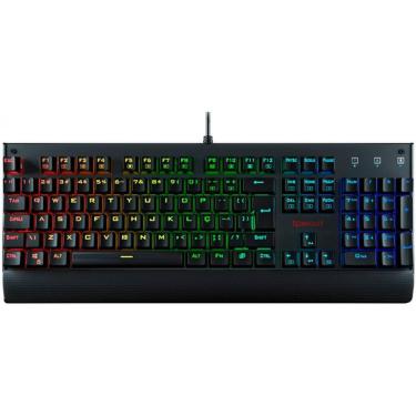 Imagem de Teclado Mecânico Redragon Kala RGB Switch Marrom ABNT2 USB 2.0 Full Size Preto - K557RGB
