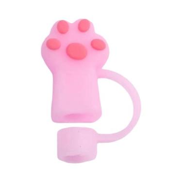 Imagem de Protetores De Silicone Em Formato De Pata De Gato Para Copos Stanley, 