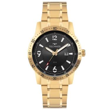 Imagem de Relógio Technos Masculino Militar Dourado - 2115UCC/1P