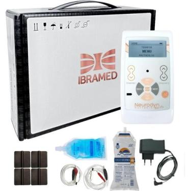Imagem de Neurodyn Portatil Ibramed TENS FES 2 Canais com Gel 1kg Bivolt Alivio 